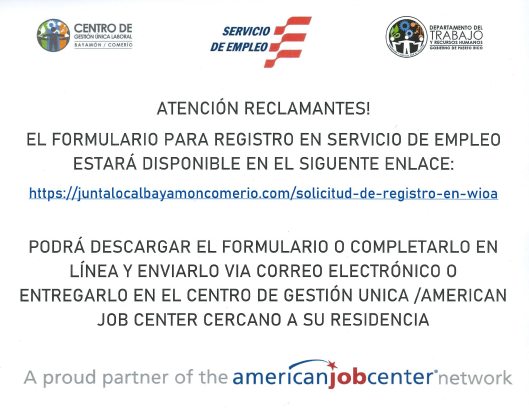 AVISO- ATENCIÓN RECLAMANTES