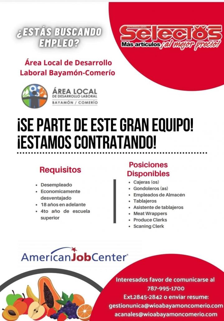 ¡Se parte de este gran equipo!
